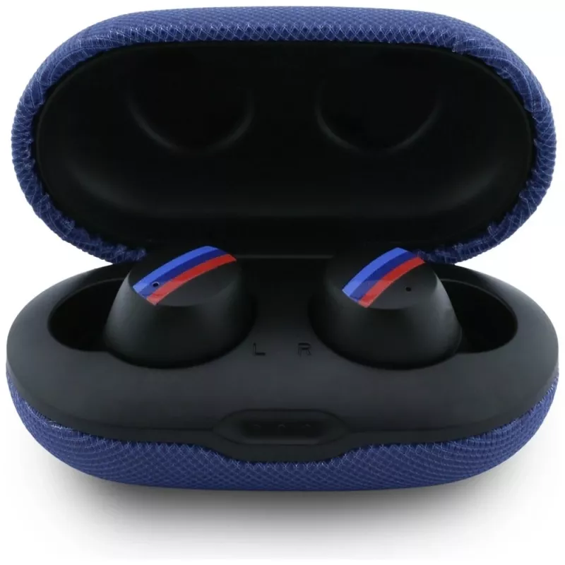 BMW M Metal Logo TWS Bluetooth 5.3 Earbuds mit ENC, Blau