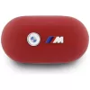 BMW M Metal Logo TWS Bluetooth Earbuds with ENC, Red