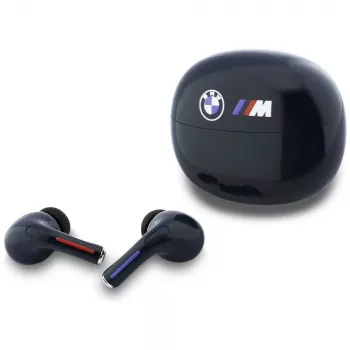 BMW Bluetooth TWS Earbuds Navy mit aufgedrucktem Logo