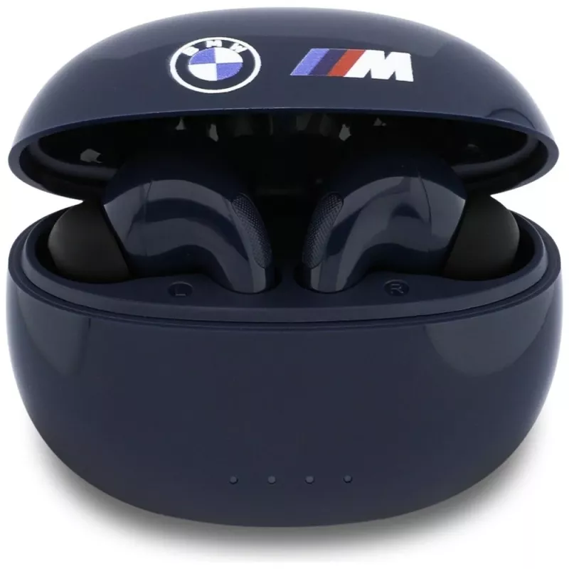 BMW Bluetooth TWS Earbuds Navy mit aufgedrucktem Logo