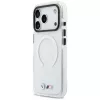 BMW M IML Shockproof Metal Logos MagSafe Case für iPhone 17 Pro Transparent