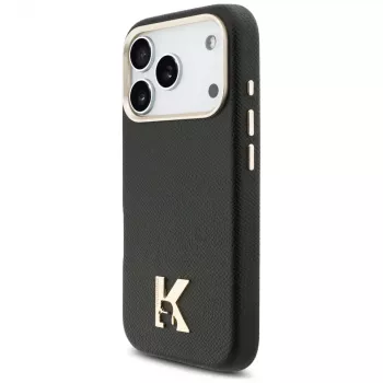 Karl Lagerfeld Karl Head Logo MagSafe Case für Apple iPhone 17 Pro, Schwarz