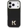 Karl Lagerfeld Karl Head Logo MagSafe Case für Apple iPhone 17 Pro, Schwarz