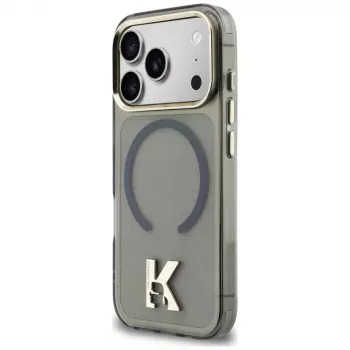 KARL LAGERFELD IML K Head Logo MagSafe Case für Apple iPhone 17 Pro Max, Schwarz