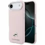 KARL LAGERFELD Karl & Choupette Head Pins Saffiano MagSafe Case für Apple iPhone Air, Pink
