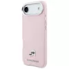 KARL LAGERFELD Karl & Choupette Head Pins Saffiano MagSafe Case für Apple iPhone Air, Pink