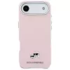 KARL LAGERFELD Karl & Choupette Head Pins Saffiano MagSafe Case für Apple iPhone Air, Pink