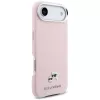 KARL LAGERFELD Karl & Choupette Head Pins Saffiano MagSafe Case für Apple iPhone Air, Pink