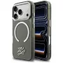 KARL LAGERFELD IML KL Script Logo MagSafe Case für Apple iPhone 17 Pro, Schwarz