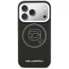 KARL LAGERFELD K Head Point Logo MagSafe Case für Apple iPhone 17 Pro, Schwarz