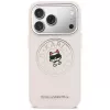 Karl Lagerfeld Point & ChoupetteSketch MagSafe Case für Apple iPhone 17 Pro, Pink