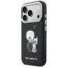 KARL LAGERFELD Karl & Choupette Back Logo MagSafe Case für iPhone 17 Pro Max, Schwarz