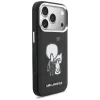 KARL LAGERFELD Karl & Choupette Back Logo MagSafe Case für iPhone 17 Pro Max, Schwarz