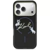 KARL LAGERFELD IML Choupettes KarlScript Logo MagSafe Case für Apple iPhone 17 Pro, Schwarz