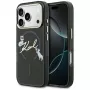 KARL LAGERFELD IML Choupettes KarlScript Logo MagSafe Case für iPhone 17 Pro Max, Schwarz