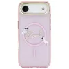 KARL LAGERFELD IML Choupettes KarlScript Logo MagSafe Case für iPhone Air, Pink