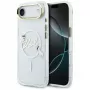 Karl Lagerfeld IML Choupettes KarlScript Logo MagSafe Case für iPhone Air, Transparent