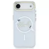 Karl Lagerfeld IML Choupettes KarlScript Logo MagSafe Case für iPhone Air, Transparent