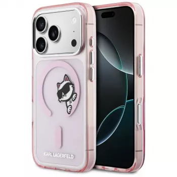 KARL LAGERFELD IML Peekaboo MagSafe Case für Apple iPhone 17 Pro - Pink