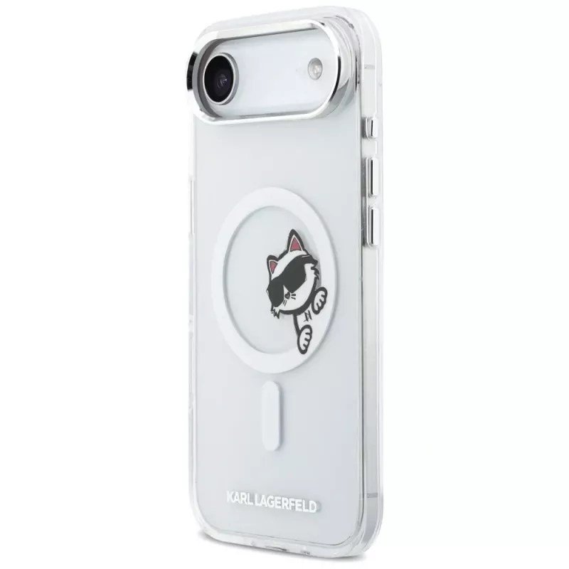 KARL LAGERFELD IML Peekaboo MagSafe Case für iPhone Air, Transparent