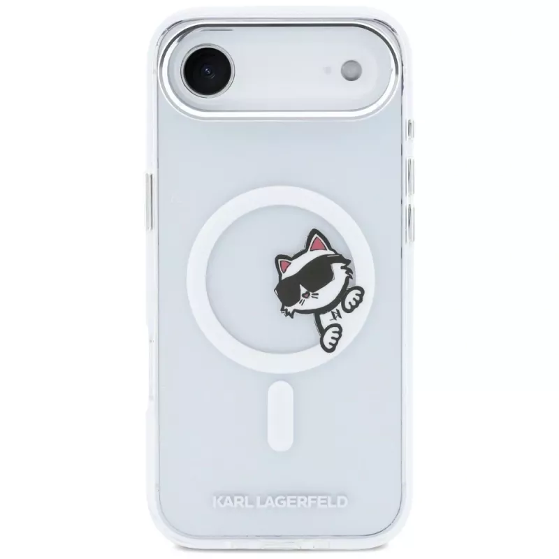 KARL LAGERFELD IML Peekaboo MagSafe Case für iPhone Air, Transparent