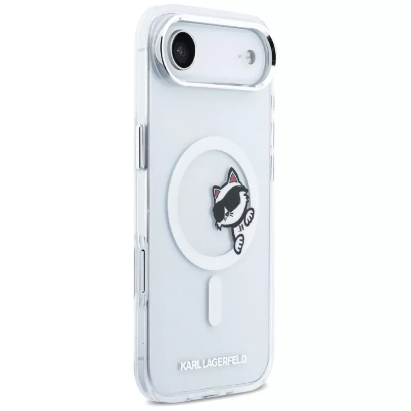 KARL LAGERFELD IML Peekaboo MagSafe Case für iPhone Air, Transparent