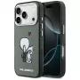 KARL LAGERFELD Karl & Choupette Back MagSafe Case für Apple iPhone 17 Pro, Schwarz