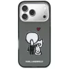 KARL LAGERFELD Karl & Choupette Back MagSafe Case für Apple iPhone 17 Pro, Schwarz