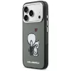 KARL LAGERFELD Karl & Choupette Back MagSafe Case für iPhone 17 Pro Max, Schwarz