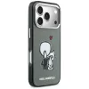 KARL LAGERFELD Karl & Choupette Back MagSafe Case für iPhone 17 Pro Max, Schwarz