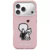 KARL LAGERFELD Karl & Choupette Back MagSafe Case für iPhone 17 Pro Pink
