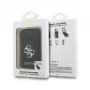 Guess 4G Stand & Mirror MagSafe-Geldbörse mit Spiegel, schwarz