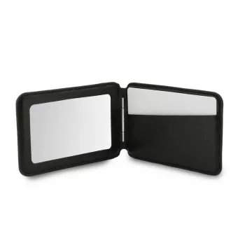 Guess 4G Stand & Mirror MagSafe-Geldbörse mit Spiegel, schwarz