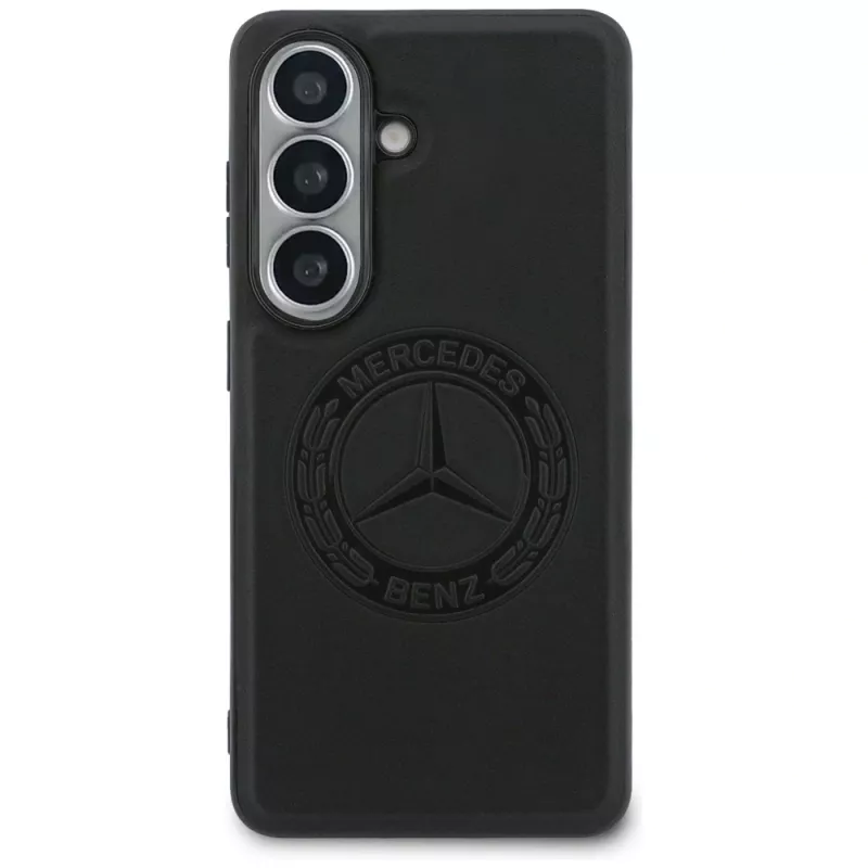 Mercedes-Benz Vintage Logo MagSafe Hülle für Samsung Galaxy S26, Schwarz