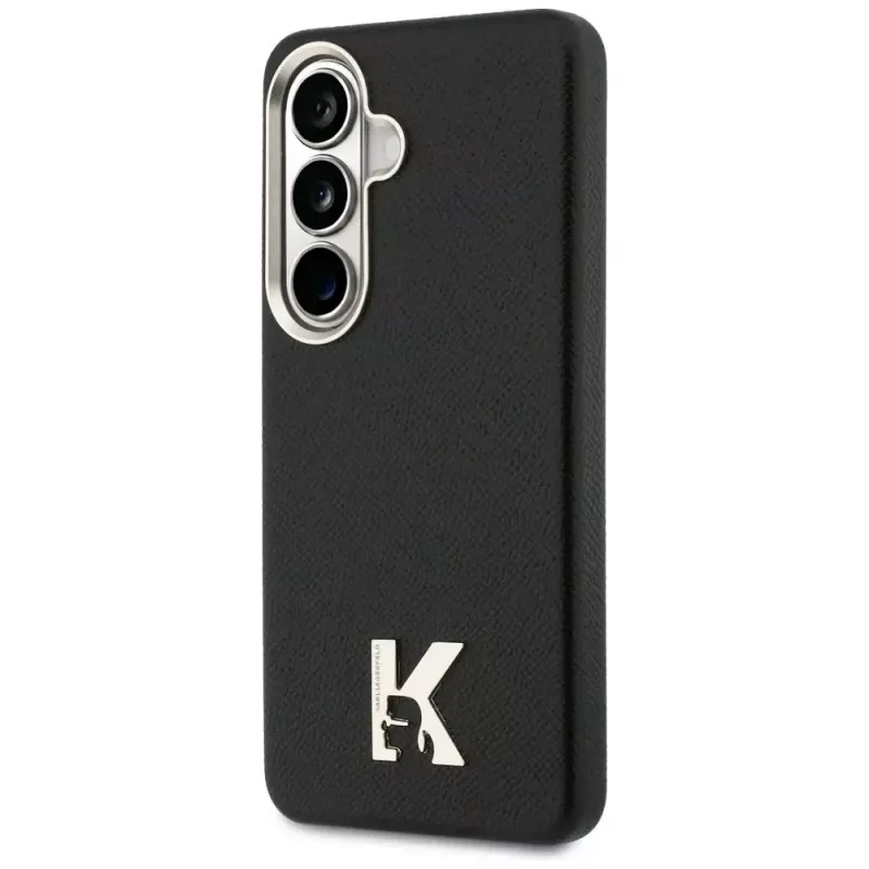 Karl Lagerfeld K Metal Logo MagSafe Case für Samsung Galaxy S26 Schwarz