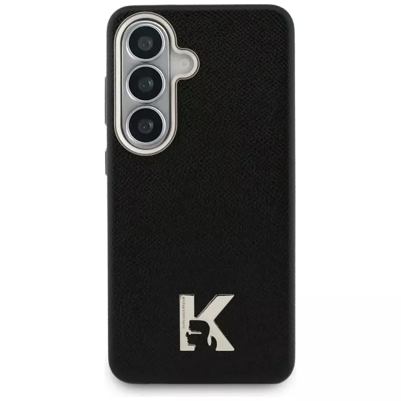 Karl Lagerfeld K Metal Logo MagSafe Case für Samsung Galaxy S26 Schwarz