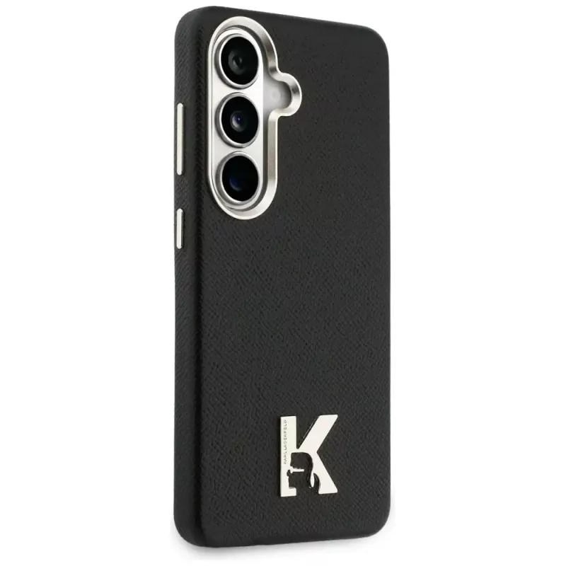 Karl Lagerfeld K Metal Logo MagSafe Case für Samsung Galaxy S26 Schwarz