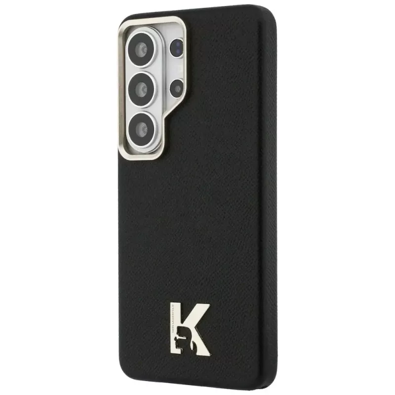 Karl Lagerfeld K Metal Logo MagSafe Case für Samsung Galaxy S26 Ultra Schwarz