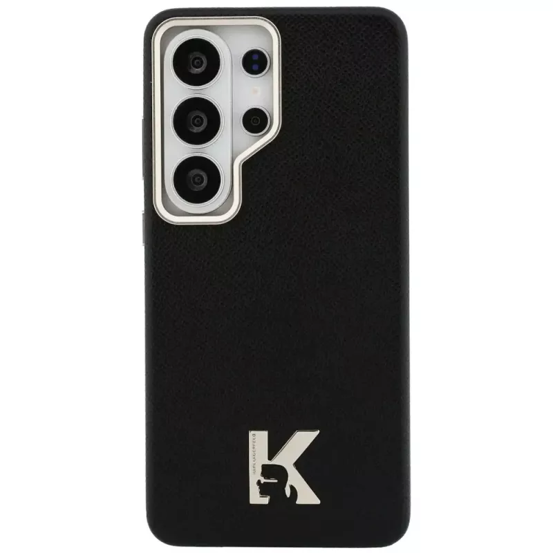 Karl Lagerfeld K Metal Logo MagSafe Case für Samsung Galaxy S26 Ultra Schwarz