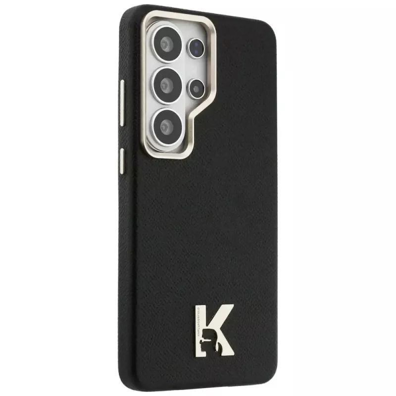 Karl Lagerfeld K Metal Logo MagSafe Case für Samsung Galaxy S26 Ultra Schwarz