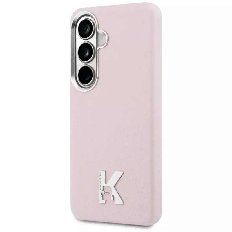 Karl Lagerfeld K Metal Logo MagSafe Case für Samsung Galaxy S26, Pink