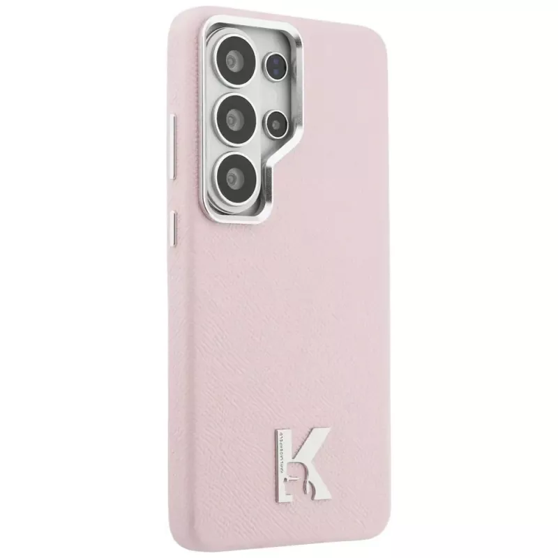 Karl Lagerfeld K Metal Logo MagSafe Case für Samsung Galaxy S26 Ultra Pink