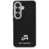 Karl Lagerfeld Saffiano KC Metal Logo MagSafe Case für Samsung Galaxy S26, Schwarz