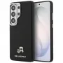 Karl Lagerfeld Saffiano KC Metal Logo MagSafe Case für Samsung Galaxy S26 Ultra Schwarz