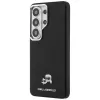 Karl Lagerfeld Saffiano KC Metal Logo MagSafe Case für Samsung Galaxy S26 Ultra Schwarz