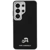 Karl Lagerfeld Saffiano KC Metal Logo MagSafe Case für Samsung Galaxy S26 Ultra Schwarz