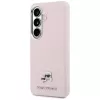 Karl Lagerfeld Saffiano KC Metal Logo MagSafe Case für Samsung Galaxy S26 - Pink