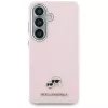 Karl Lagerfeld Saffiano KC Metal Logo MagSafe Case für Samsung Galaxy S26 - Pink