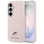 Karl Lagerfeld Saffiano KC MetalLogo MagSafe Case für Samsung Galaxy S26+ Pink
