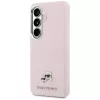 Karl Lagerfeld Saffiano KC MetalLogo MagSafe Case für Samsung Galaxy S26+ Pink